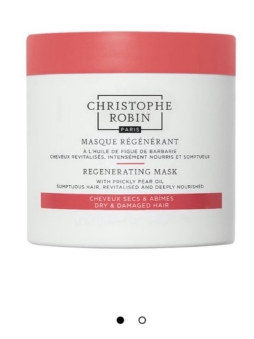 Christophe Robin Regenerating Mask With Rare Prickly Pear Seed Oil